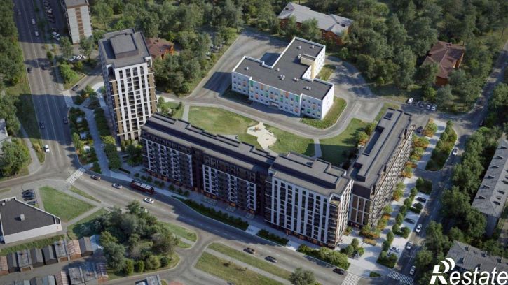 2-комн квартира в новом доме улица Лодыгина