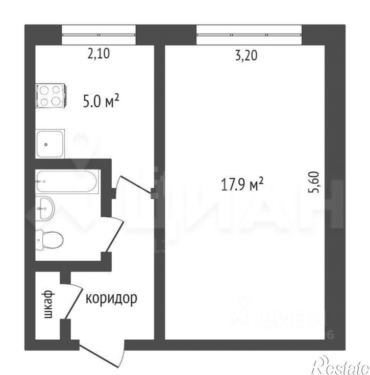 1-комн квартира ул Ломоносова, 106,  д. 106