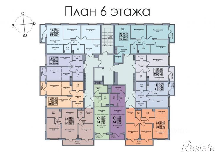 3-комн квартира в новом доме ул Культуры, 5а,  д. 5а