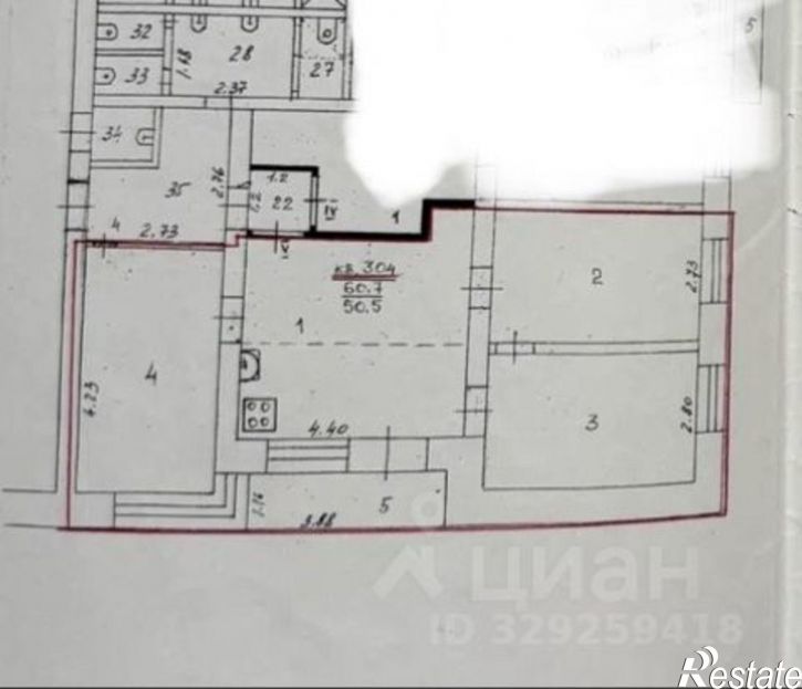 3-комн квартира ул Энтузиастов, 7,  д. 7