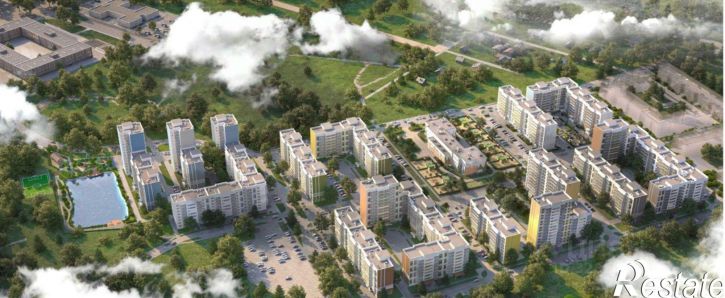 2-комн квартира в новом доме село Фролы