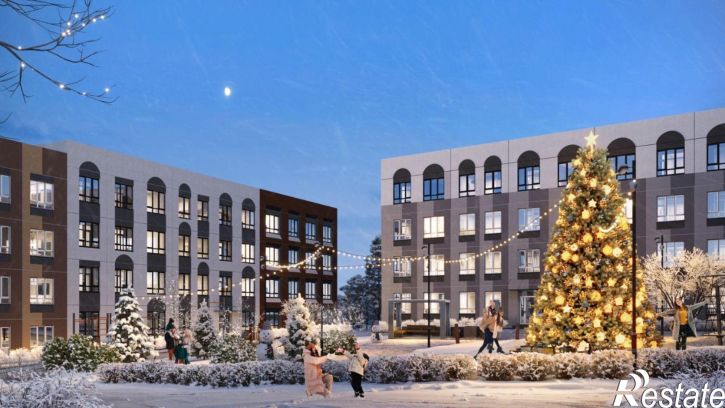 2-комн квартира в новом доме село Фролы