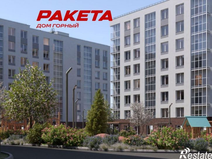 3-комн квартира в новом доме посёлок Горный