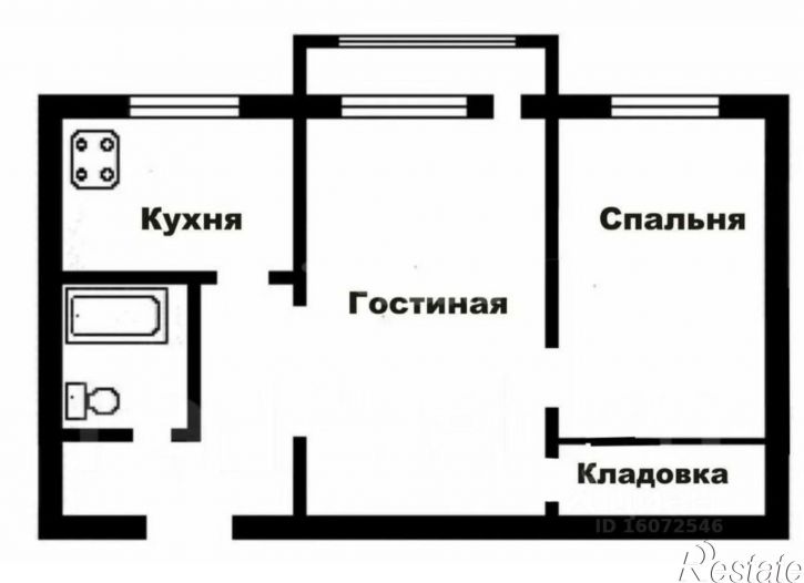 2-комн квартира г Березники, ул Черняховского, д 36