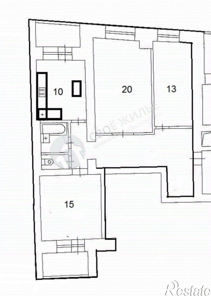 3-комн квартира Пермь, пр-кт. Парковый, 28, к а