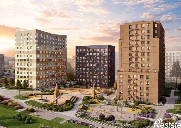1-комн квартира в новом доме улица Рязанская