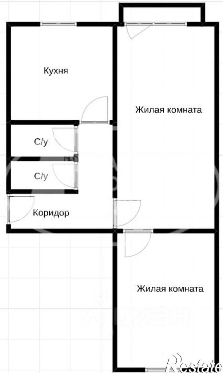 2-комн квартира ул Юбилейная, 13,  д. 13