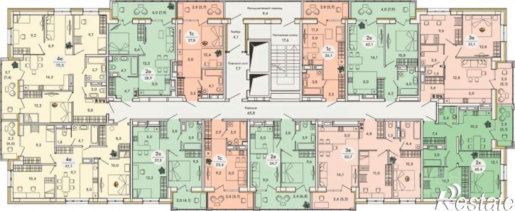 4-комн квартира в новом доме ул Камская, 8а,  д. 8а