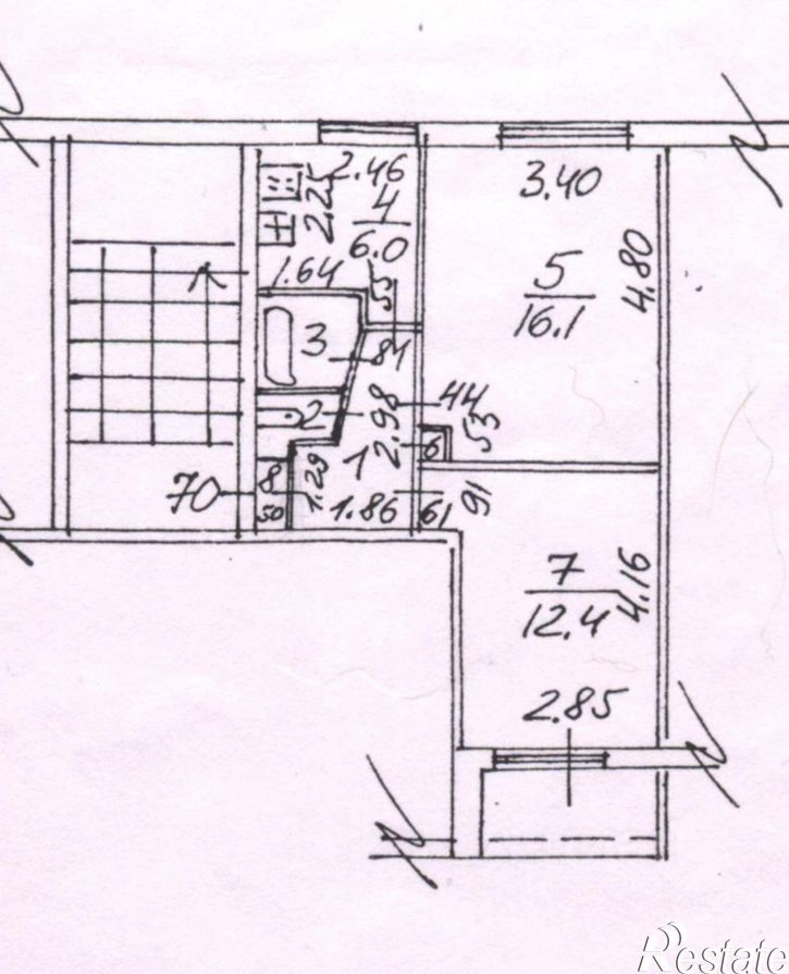 2-комн квартира улица Парижской Коммуны, 50,  д. 50
