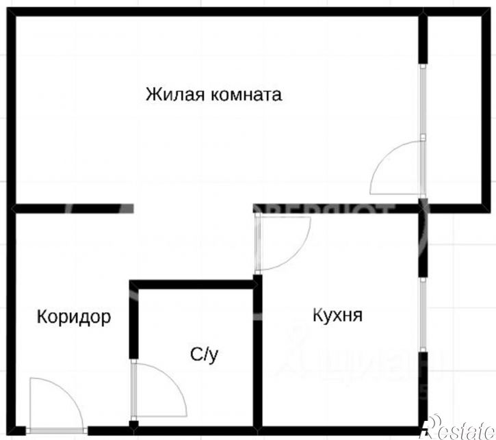 1-комн квартира улица Францева, 17,  д. 17