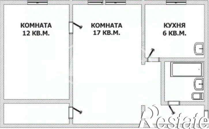 2-комн квартира улица Ленина, 11,  д. 11