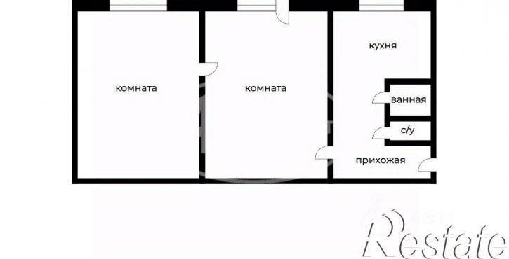 2-комн квартира улица Гайдара, 26,  д. 26