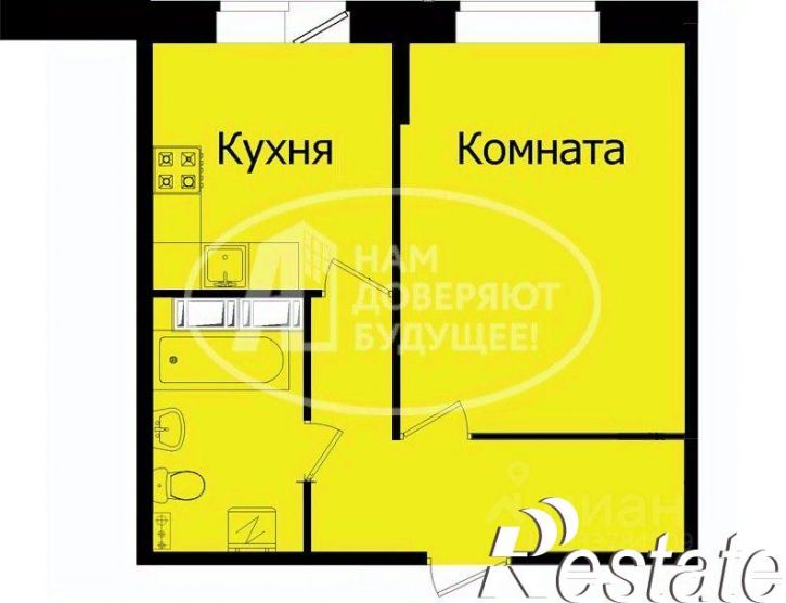 1-комн квартира улица Космонавтов, 3,  д. 3
