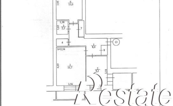 2-комн квартира Обвинская улица, 4Б,  д. 4Б